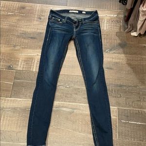 BKE skinny blue jeans